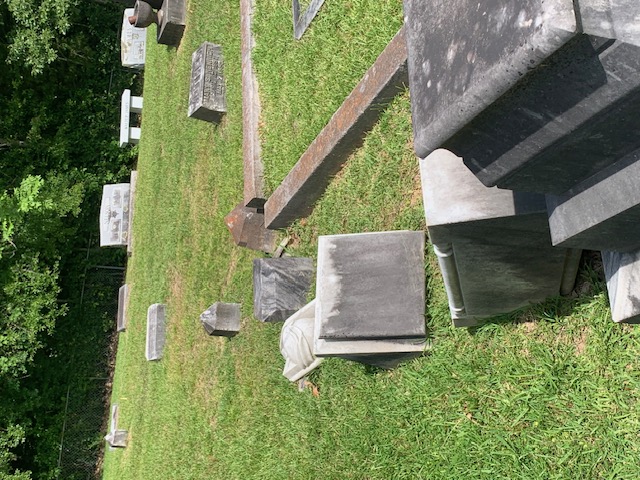 gwin family monument at lexington odd fellows cemetery in lexington mississippi