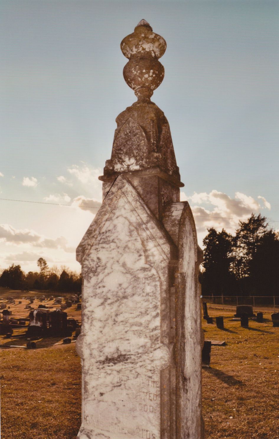 tombstone photograph by kathleen (hooker) waldrup